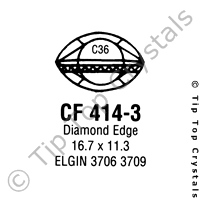 GS CF414-3 Watch Crystal