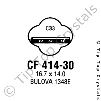 GS CF414-30 Watch Crystal