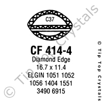 GS CF414-4 Watch Crystal