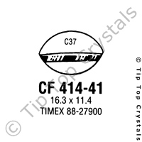 GS CF414-41 Watch Crystal