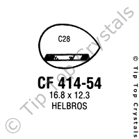 GS CF414-54 Watch Crystal