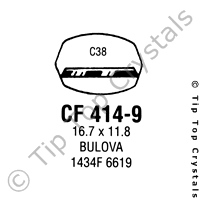 GS CF414-9 Watch Crystal