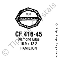 GS CF416-45 Watch Crystal