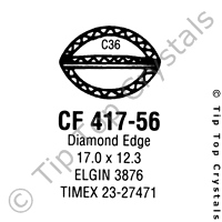 GS CF417-56 Watch Crystal