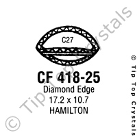 GS CF418-25 Watch Crystal