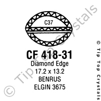 GS CF418-31 Watch Crystal