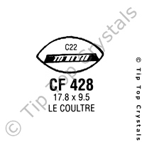 GS CF428 Watch Crystal