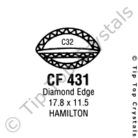 GS CF431 Watch Crystal