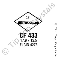 GS CF433 Watch Crystal