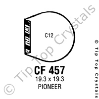GS CF457 Watch Crystal