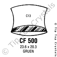 GS CF500 Watch Crystal