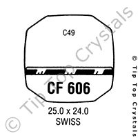 GS CF606 Watch Crystal