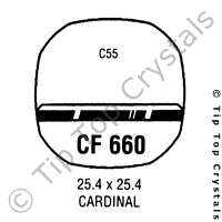GS CF660 Watch Crystal