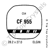 GS CF955 Watch Crystal