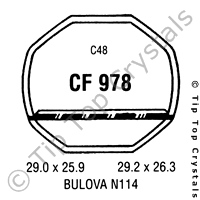 GS CF978 Watch Crystal