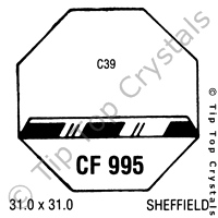 GS CF995 Watch Crystal