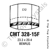 GS CMT328-15F Watch Crystal