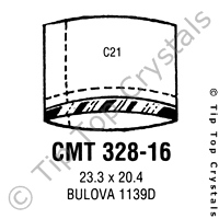 GS CMT328-16 Watch Crystal