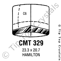 GS CMT329 Watch Crystal