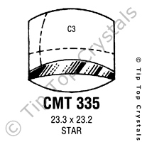 GS CMT335 Watch Crystal