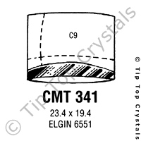 GS CMT341 Watch Crystal