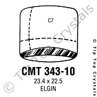 GS CMT343-10 Watch Crystal
