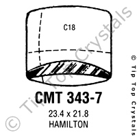 GS CMT343-7 Watch Crystal