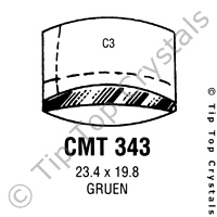 GS CMT343 Watch Crystal