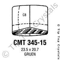 GS CMT345-15 Watch Crystal