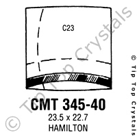 GS CMT345-40 Watch Crystal