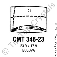 GS CMT346-23 Watch Crystal