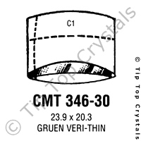 GS CMT346-30 Watch Crystal