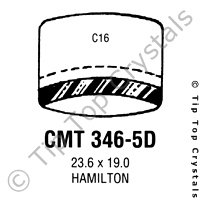 GS CMT346-5D Watch Crystal