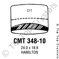 GS CMT348-10 Watch Crystal