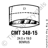 GS CMT348-15 Watch Crystal