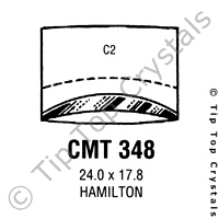 GS CMT348 Watch Crystal