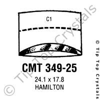 GS CMT349-25 Watch Crystal
