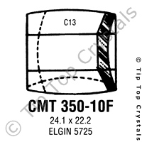 GS CMT350-10F Watch Crystal