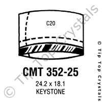 GS CMT352-25 Watch Crystal