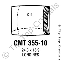 GS CMT355-10 Watch Crystal