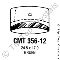 GS CMT356-12 Watch Crystal