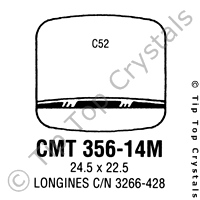 GS CMT356-14M Watch Crystal