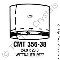 GS CMT356-38 Watch Crystal