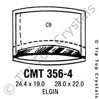 GS CMT356-4 Watch Crystal
