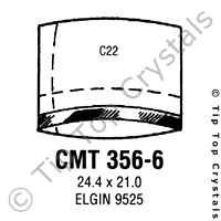 GS CMT356-6 Watch Crystal