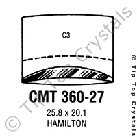GS CMT360-27 Watch Crystal