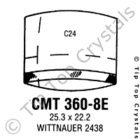 GS CMT360-8E Watch Crystal