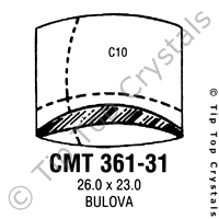 GS CMT361-31 Watch Crystal