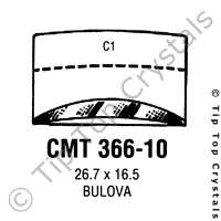 GS CMT366-10 Watch Crystal