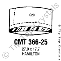 GS CMT366-25 Watch Crystal